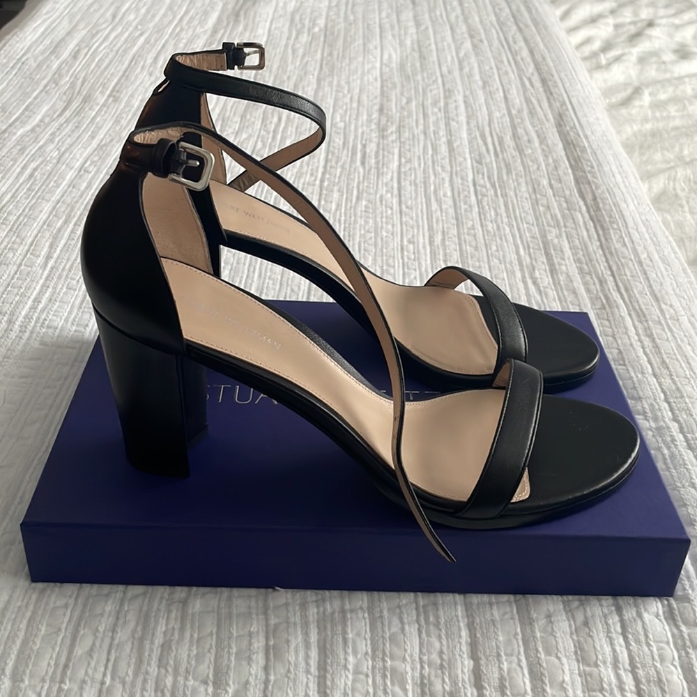 stuart weitzman nearly nude white